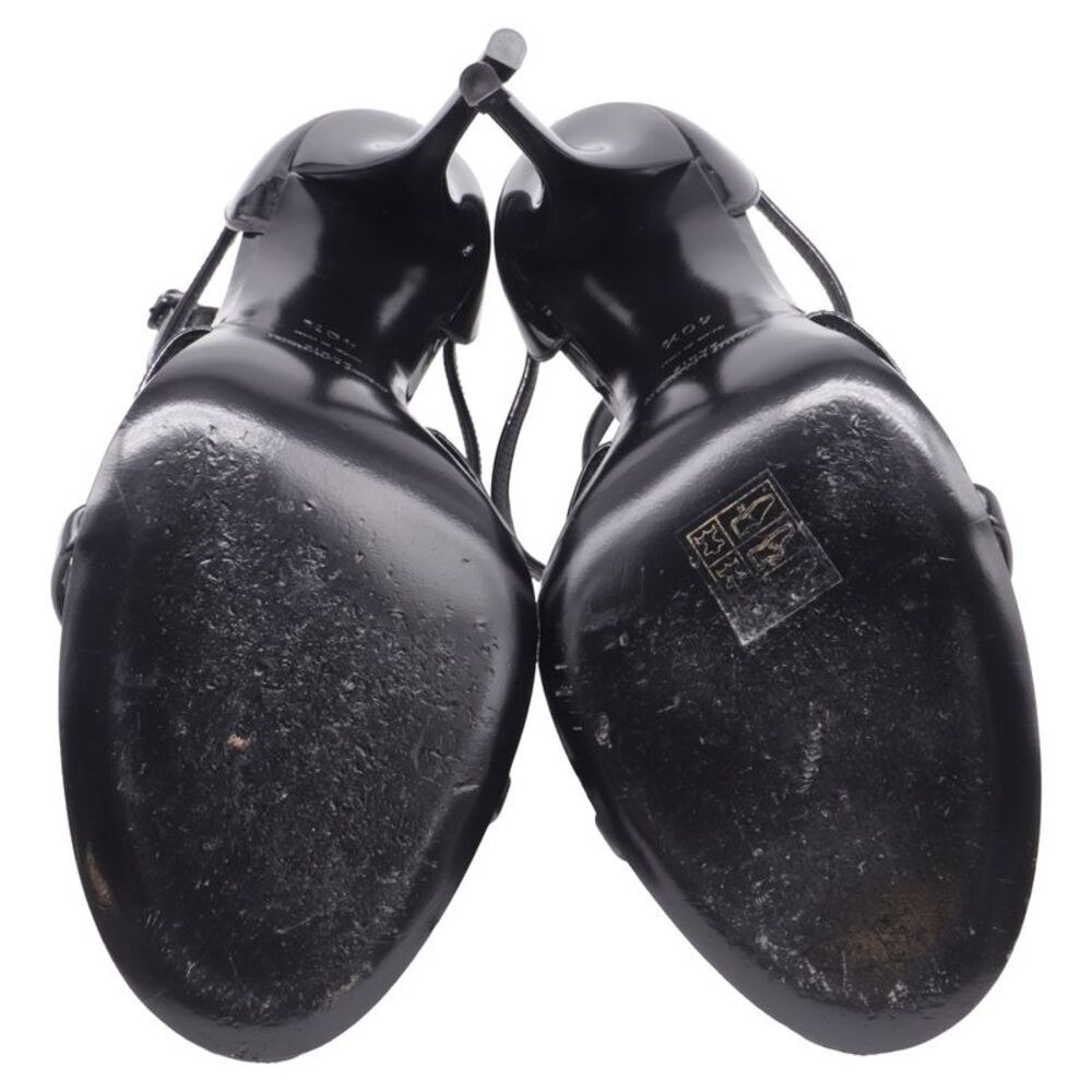 Saint Laurent Cassandra Heels in Black Patent Leather - Picture 8 of 10